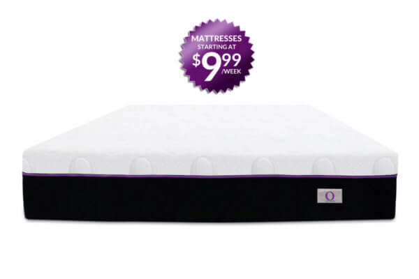 O Mattress with seal in the back - Matresses starting at $9.99/week