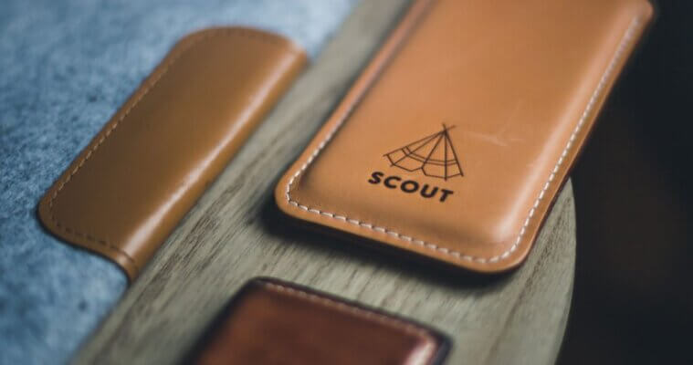 scout leather wallet