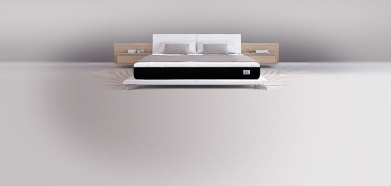 Modern Bedroom, with a bed using Omni Mattress Mattress