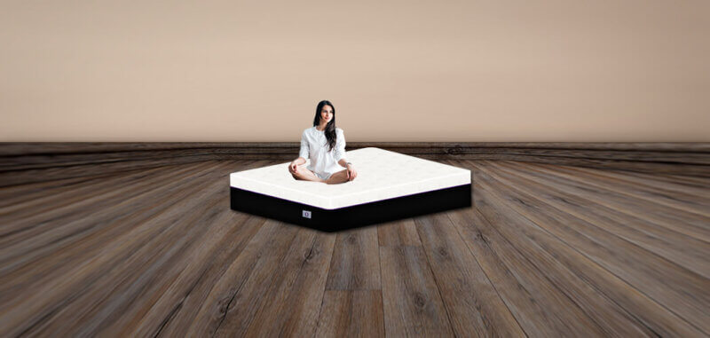 Woman Laying on the Omni Mattress - Best Memory Foam Mattress in Canada