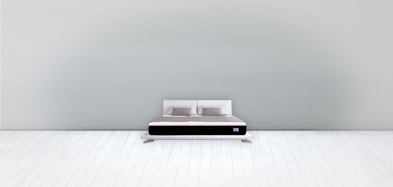 Omni Mattress Memory Foam Mattress in a Gray Room